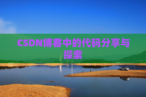 CSDN博客中的代码分享与探索